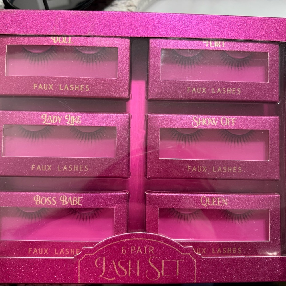 Lifestyle Products 6 Piece Faux Lash Set